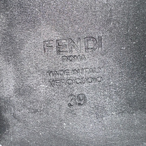 LOGO-JACQUARD STRETCH-KNIT AND LEATHER OVER-THE-KNEE BOOTS IN BLACK - Picture 4 of 4